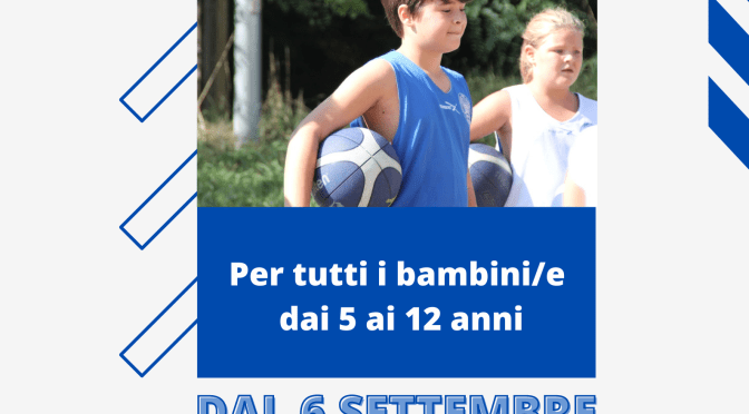AL VIA I CORSI DI MINIBASKET