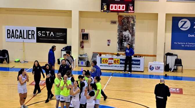 LA BAGALIER FEBA CIVITANOVA MARCHE SUPERA IL BASKET GOLFO PIOMBINO